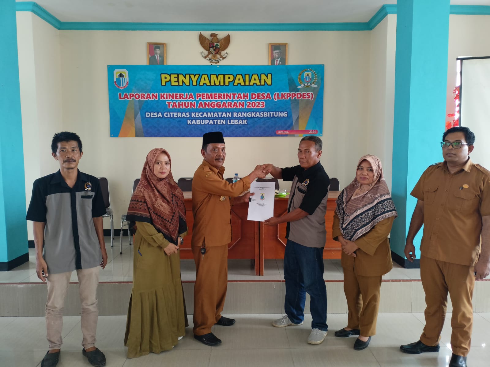 PENYAMPAIAN LAPORAN KETERANGAN PERTANGGUNGJAWABAN PEMERINTAHAN DESA (LKPPD) TAHUN ANGGARAN 2023